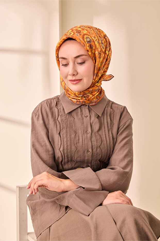 Twill İpek Eşarp 11478-30 - 4