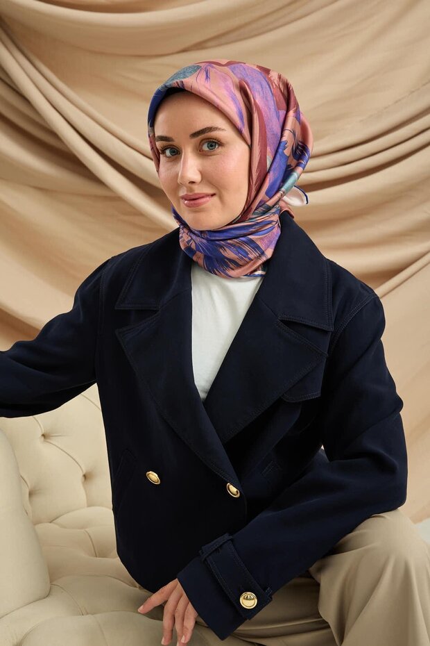 وشاح حرير تويل 11480-75