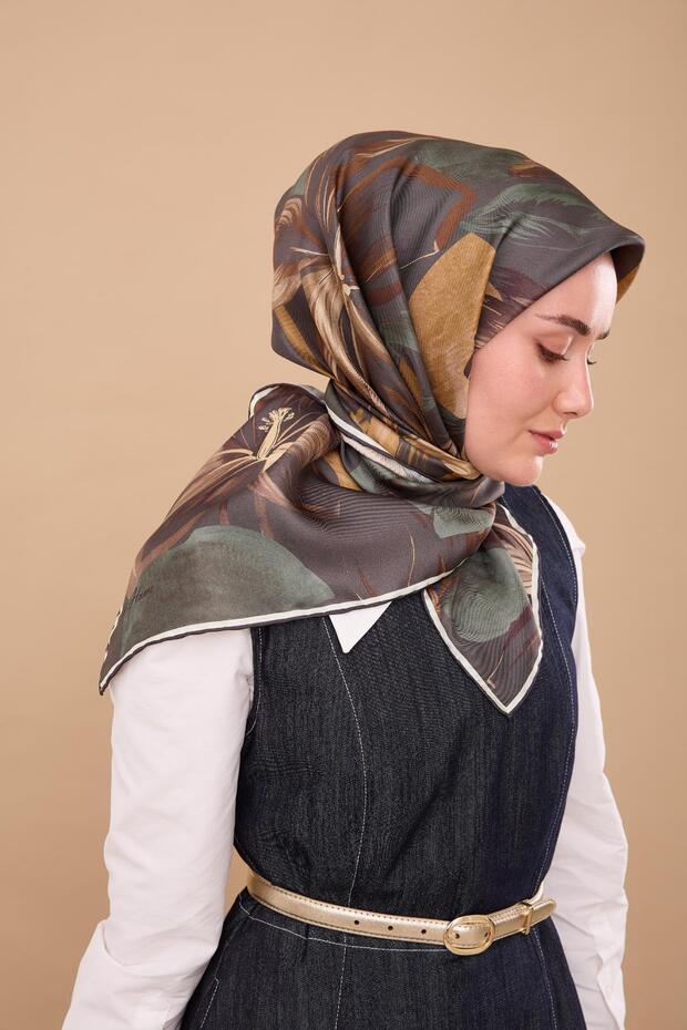 Twill İpek Eşarp 11480-61 - 5