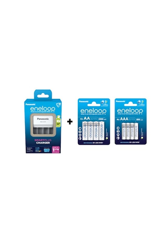 Incarcator Smart & Quick cu 4 Canale Independente, 4x 2000mAh AA R6 si 4x 800mAh AAA R3 - 1