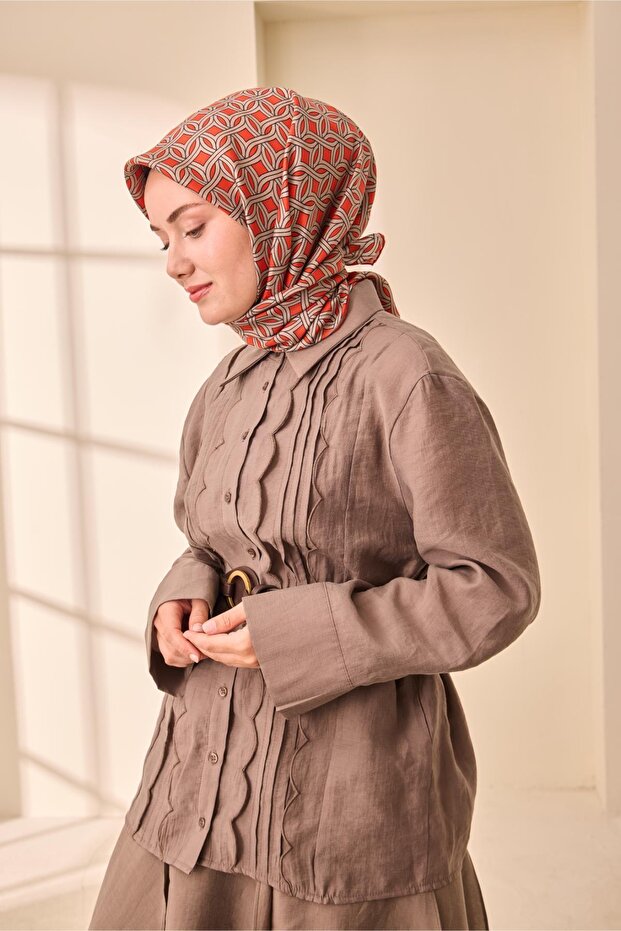 Twill İpek Eşarp 11479-21 - 1