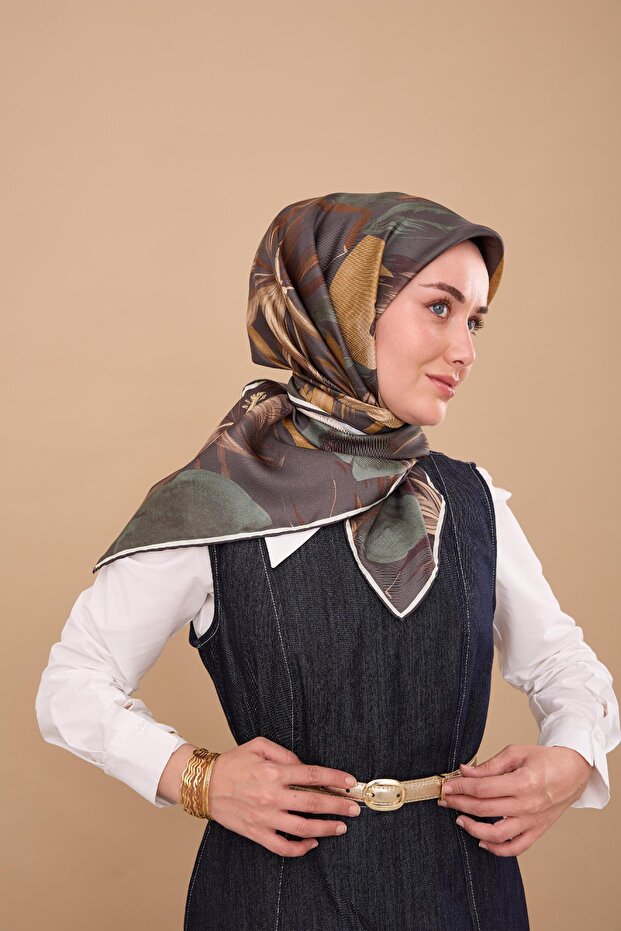 Twill İpek Eşarp 11480-61 - 3