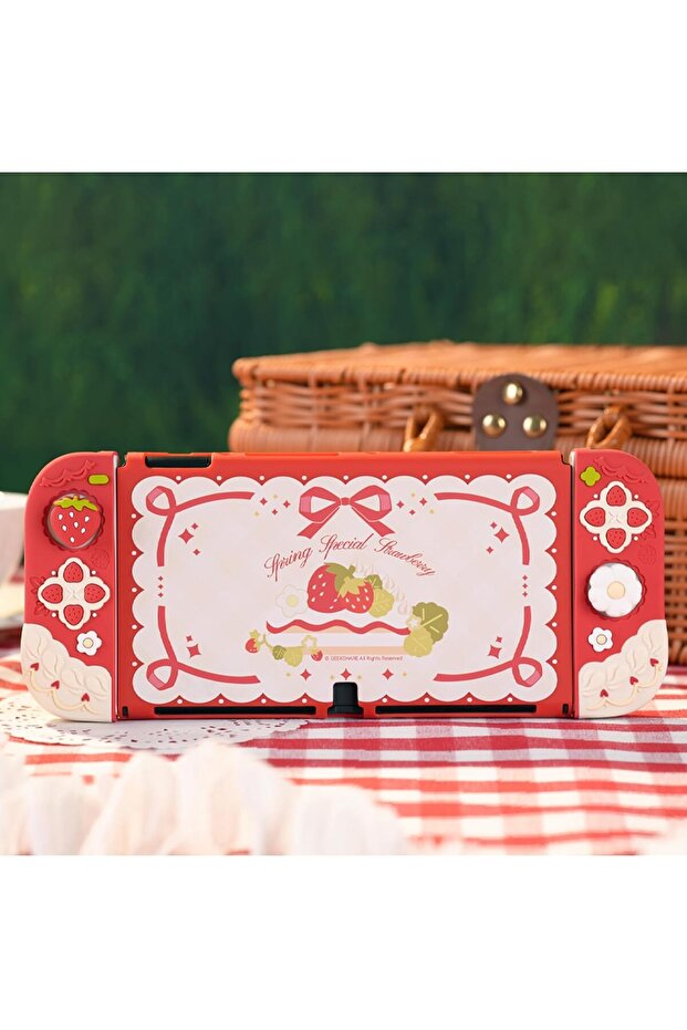 Protective Case for Switch OLED Slim Cover Case Compatible with Switch OLED Separable Soft - 6