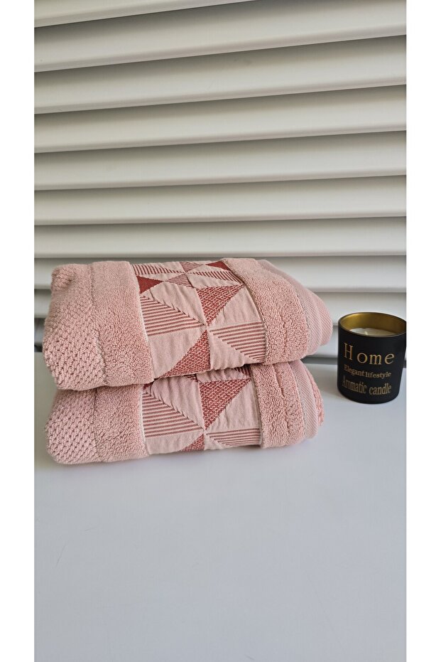 2 Cotton Towels for Hands and Face