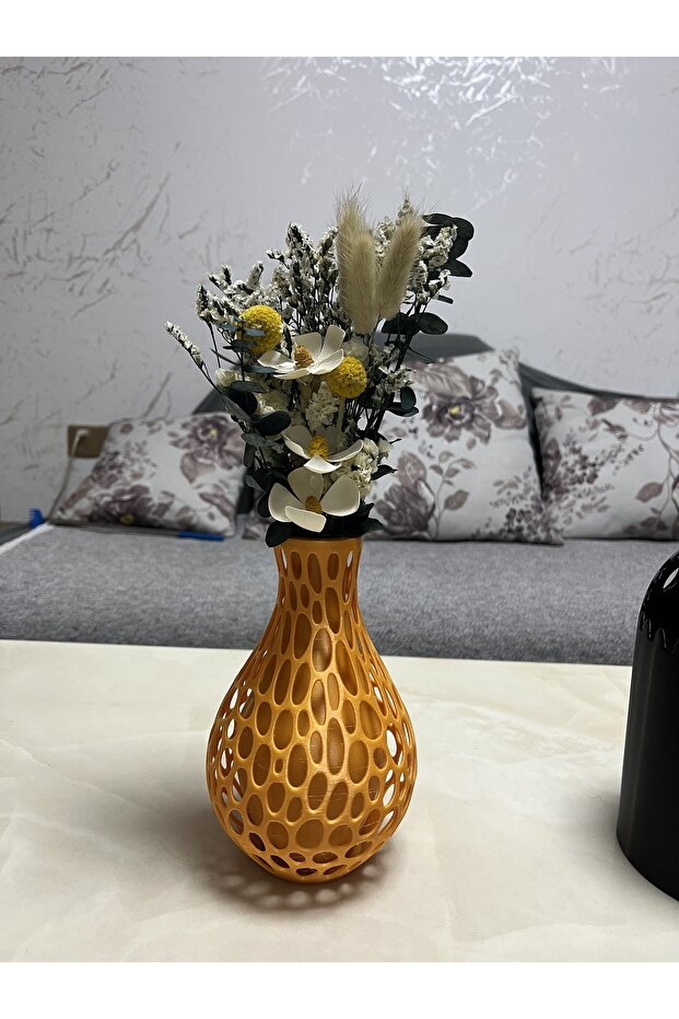 Decorative Perforated Vase - 1