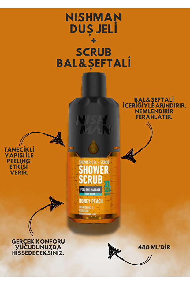 BAL&ŞEFTALİ DUŞ JELİ+SCRUB - 2