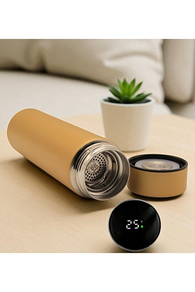Dereceli̇ Thermos Stainless Steel 500 ml - Gold