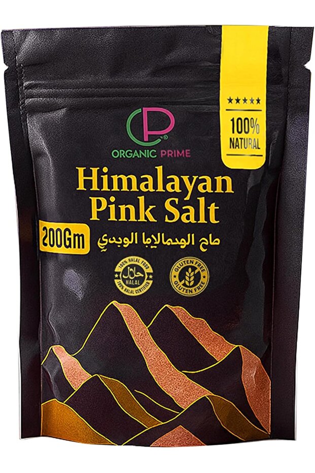 Himalayan Pink Salt 200 g | Medium Grind Rock Salt Pouch for Everyday Cooking | Reseal