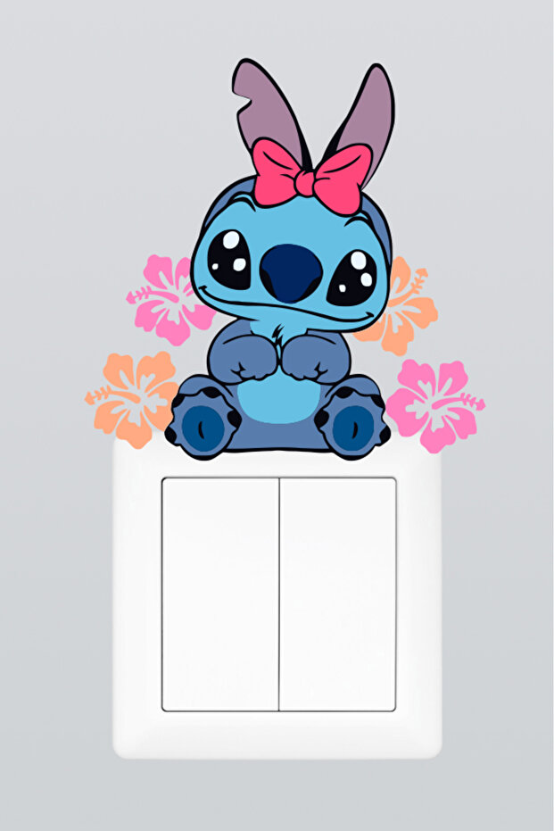 Kurdeleli Stitch Priz Sticker - 1