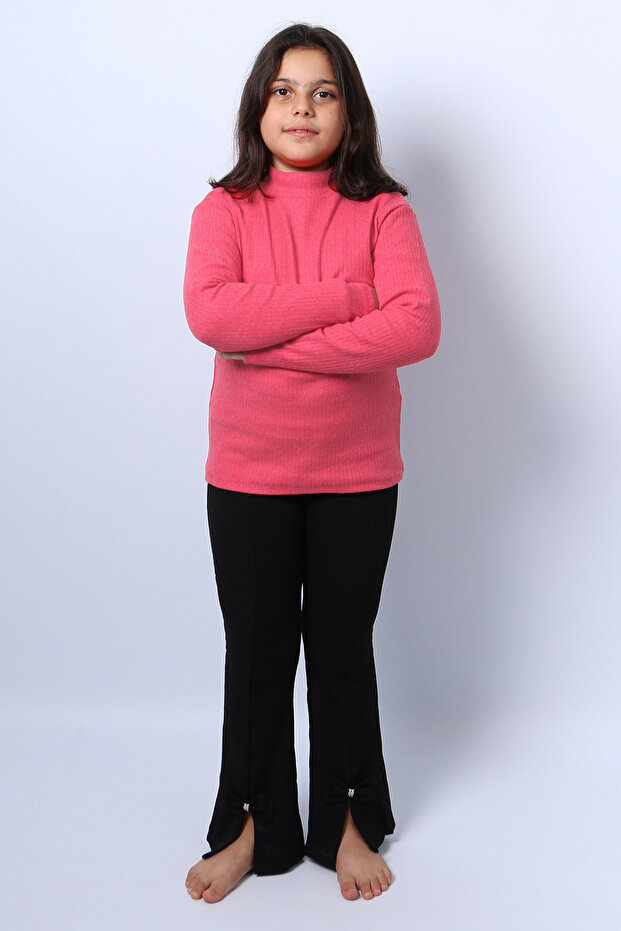 Children's Knitwear Turtleneck Bodysuit A10