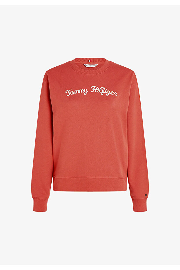 WOMEN'S MODERN SCRIPT REGULAR FIT SEATSHIRT - 5