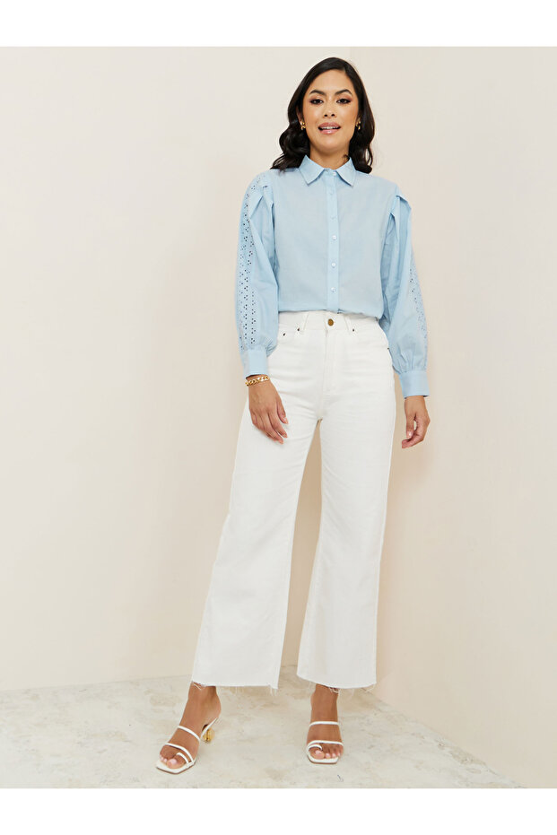 قميص شيفلي بأزرار داخلية - 2