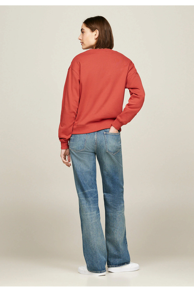 WOMEN'S MODERN SCRIPT REGULAR FIT SEATSHIRT - 3