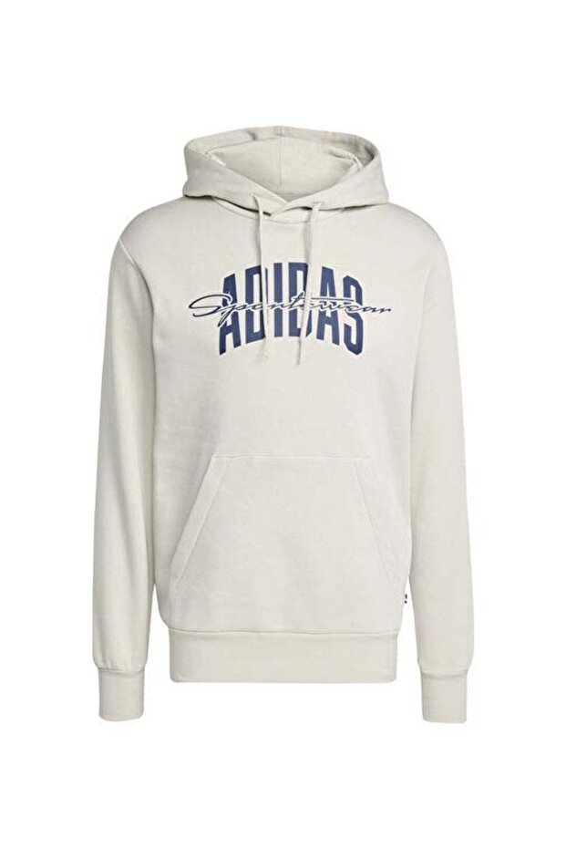 Collegiate Script Graphic cu glugă Top - 6