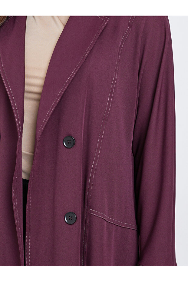 عباية مزدوجة الصدر من نوتش ليبل - 4