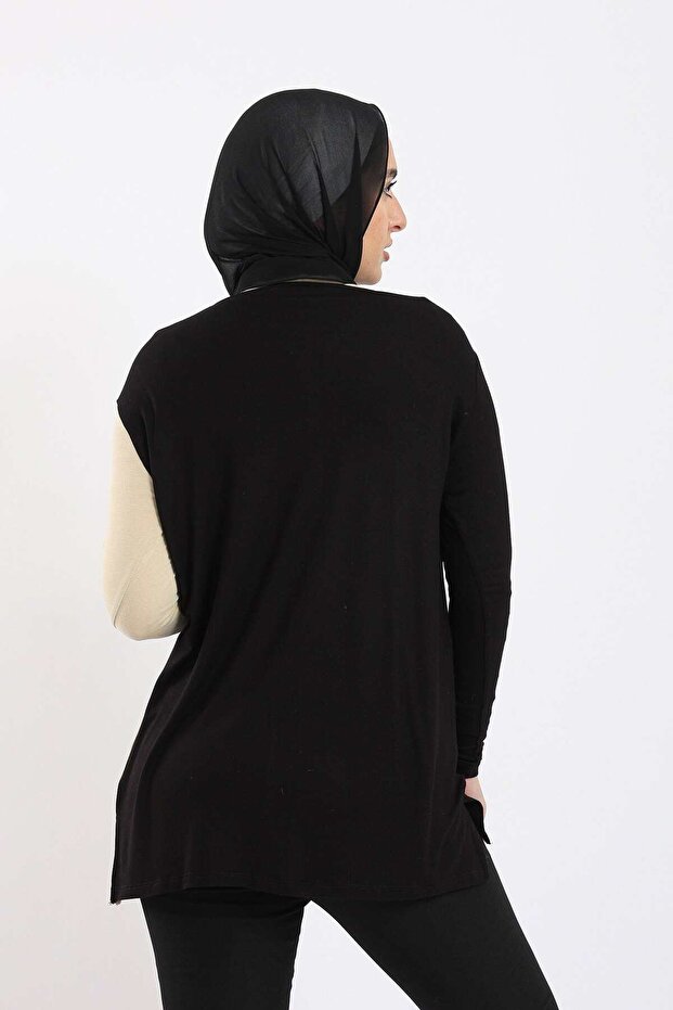 بلوزة بأكمام طويلة وأزرار أمامية - 4