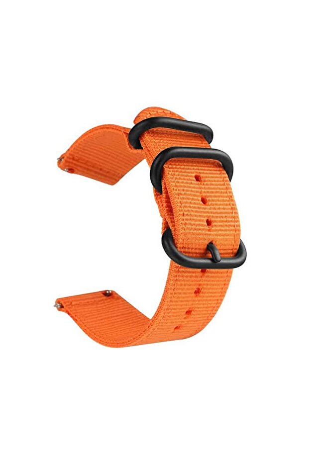 universal replacement strap, 24mm, textile material, Orange - 1