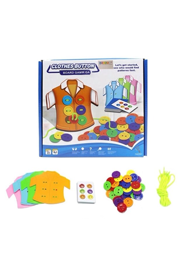 Clothes Button Board Game - 2