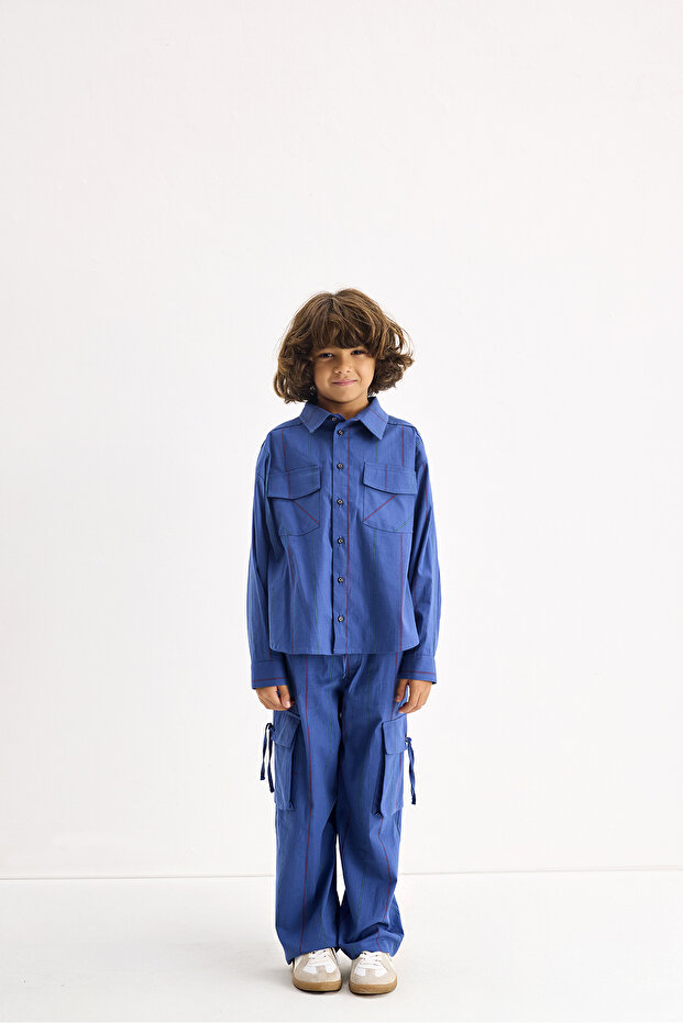 Cosmo Çizgili Gömlek - 7