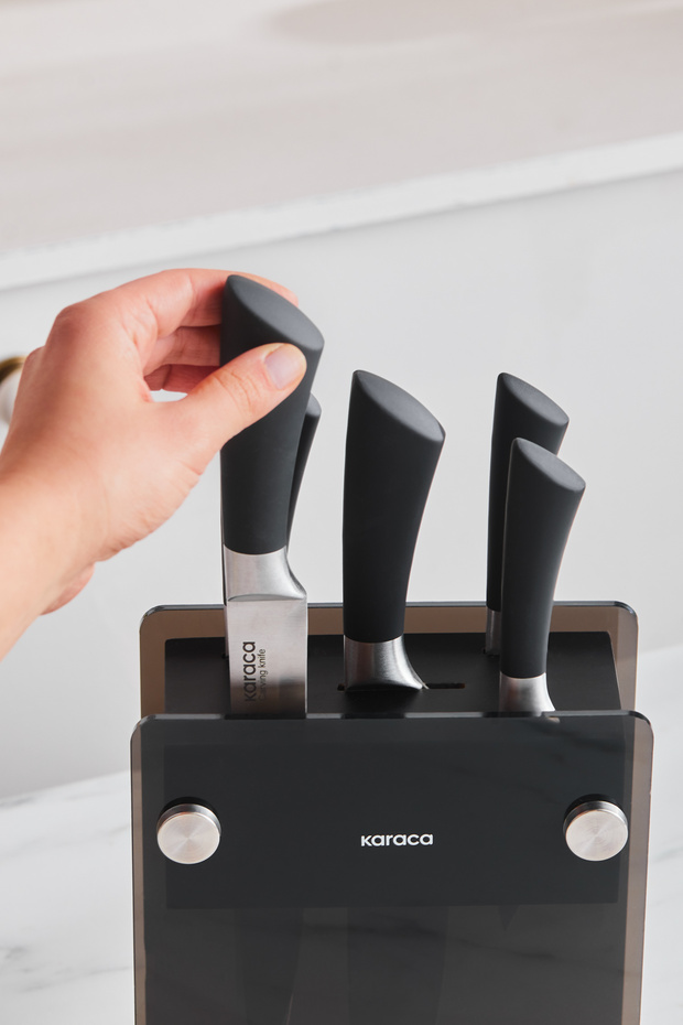 Blacker Standlı 6 Parça Bıçak Seti - 4