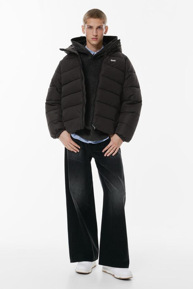 Kapüşonlu şişme STWD mont - 3