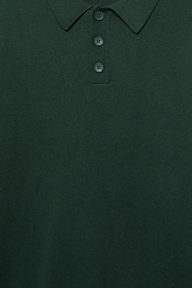 Uzun kollu polo tişört - 6