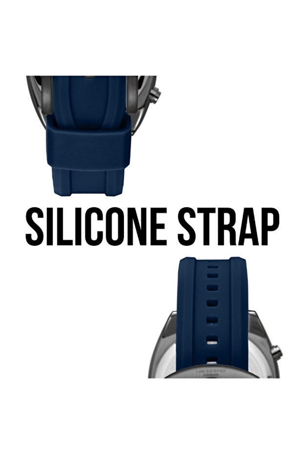 Men's Multi Function Dark Blue Dial Watch - LC08237.099 - 7