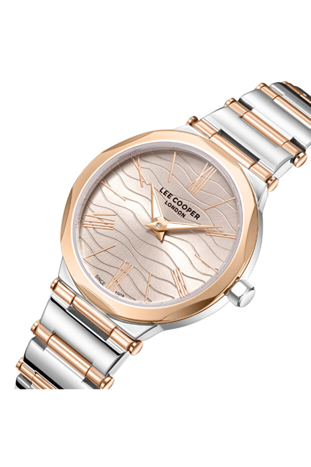 Women's Analog Beige Dial Watch - LC08000.560
