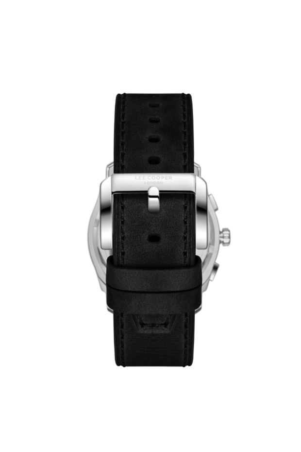 ساعة رجالية متعددة الوظائف بمينا فضي - LC08178.331 - 4