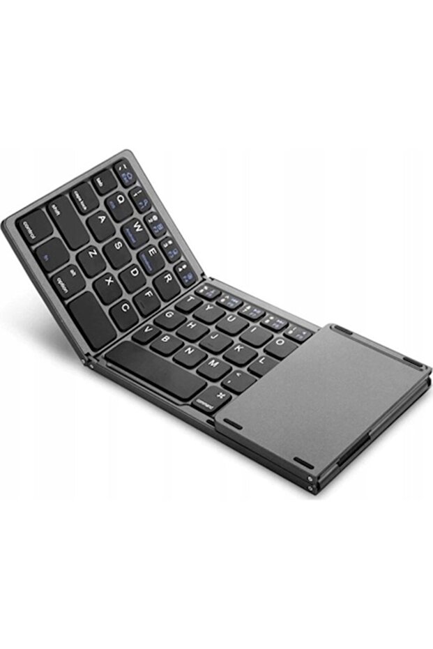 Wireless Folding Keyboard with Touchpad, Bluetooth 5.0 - 1