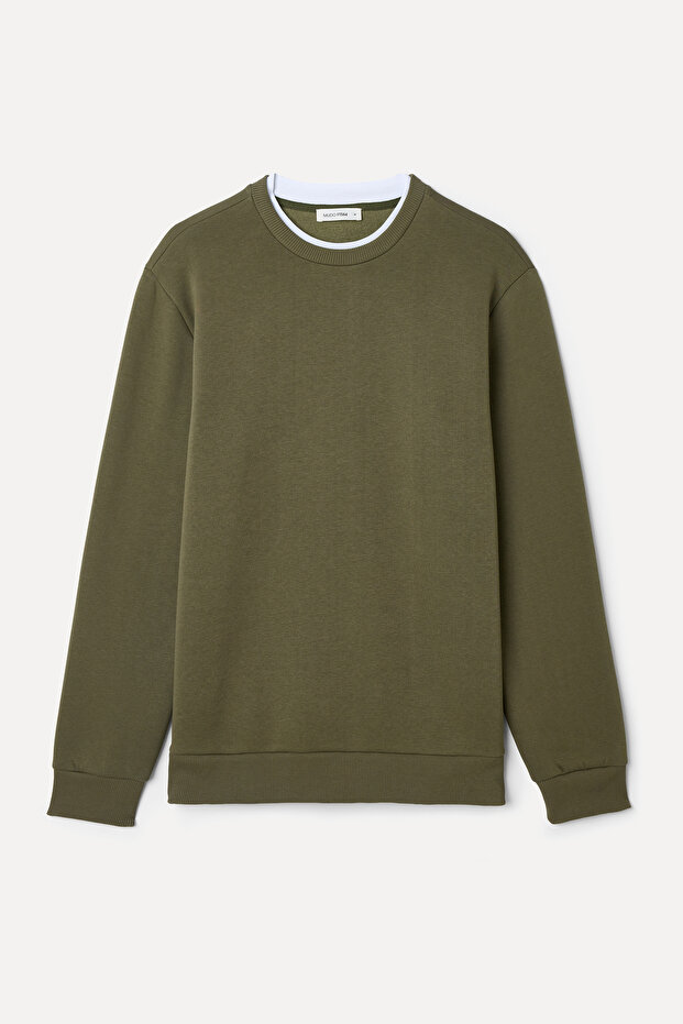 BİSİKLET YAKA SWEATSHIRT - 4