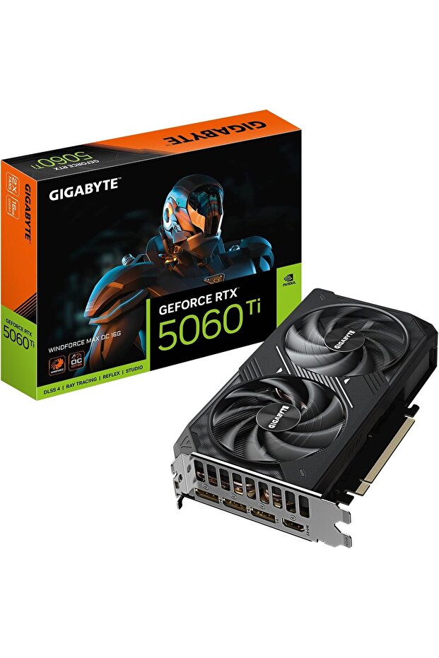 GeForce RTX 5060 Ti WINDFORCE MAX OC 16G Graphics Card, 16GB 128-bit GDDR7 - 1