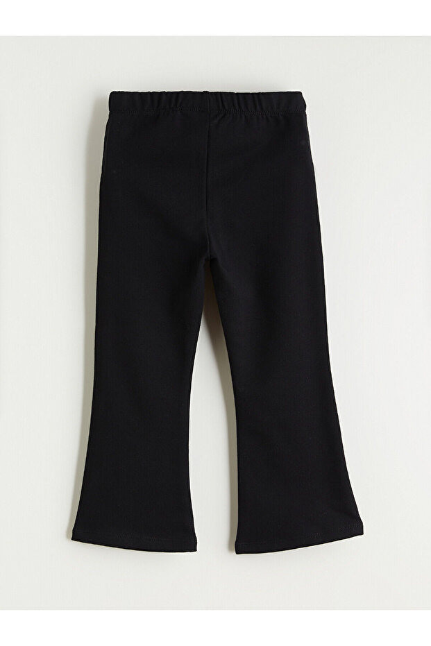 Beli Lastikli İspanyol Paça Kız Çocuk Tayt - 4