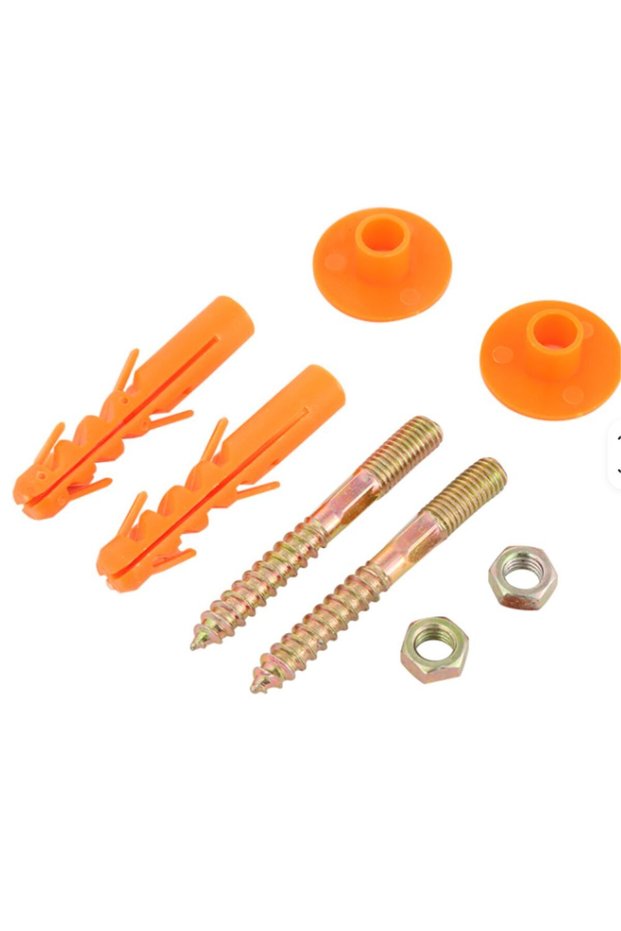 AL ARQAM Wash Basin Screw Set–Universal Sink Fixing Kit for Wall-Hung Basins–Heavy Duty Expansion