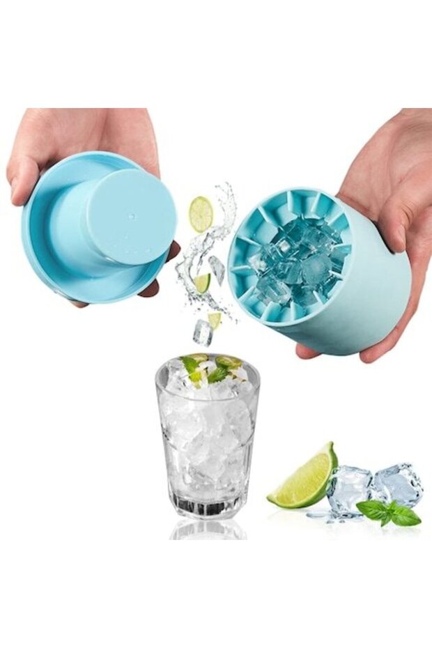 Silicone Ice Cube Tray, Ice Cube Container, Ice Tray - 1
