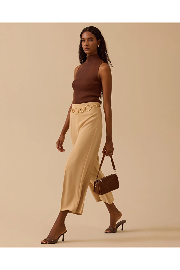 Glory Geniş Paça Pantolon - 4