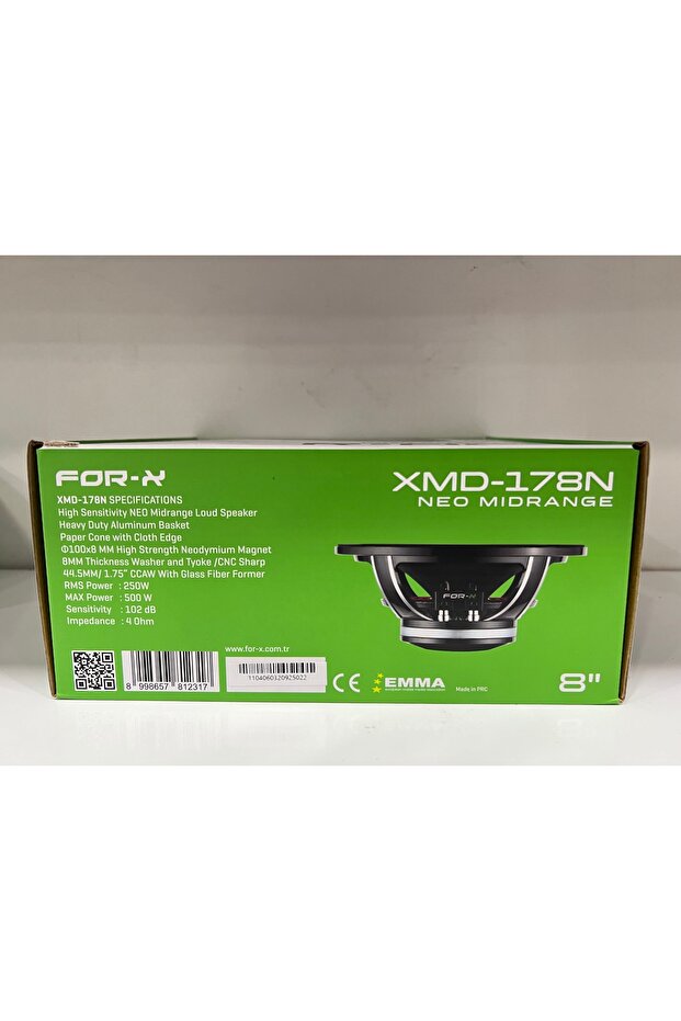 XMD-178N 500 WAT 250 RMS 20 CM MİDRANGE - 5