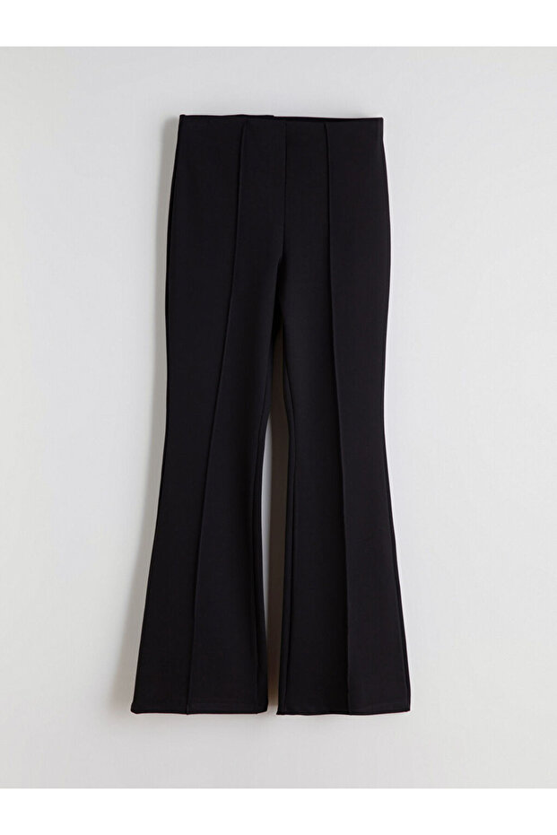 Sparkling Choices from Shining Store |   Elastic Waist Flared Women's Pants - 7