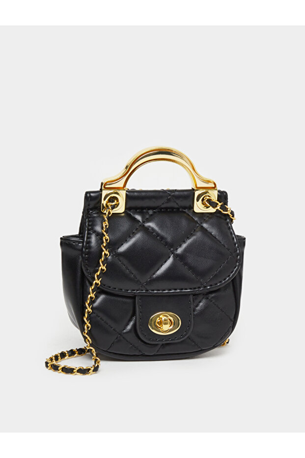 Quilted Handbag with Chain Strap