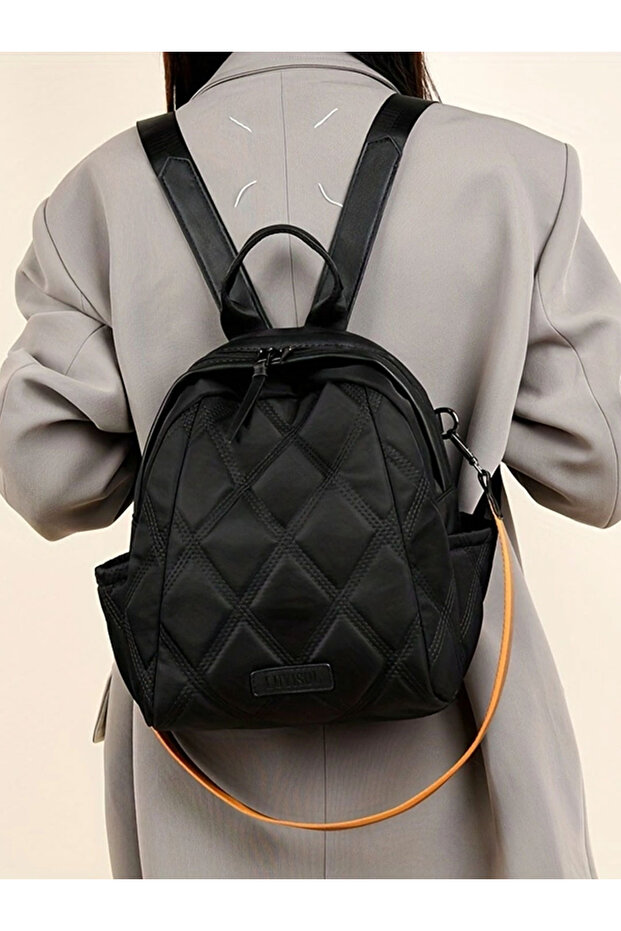 حقيبة ظهر متينة بسحاب للإغلاق - 6