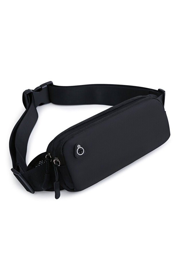 Solid Zip Closure Crossbody Bag - 2