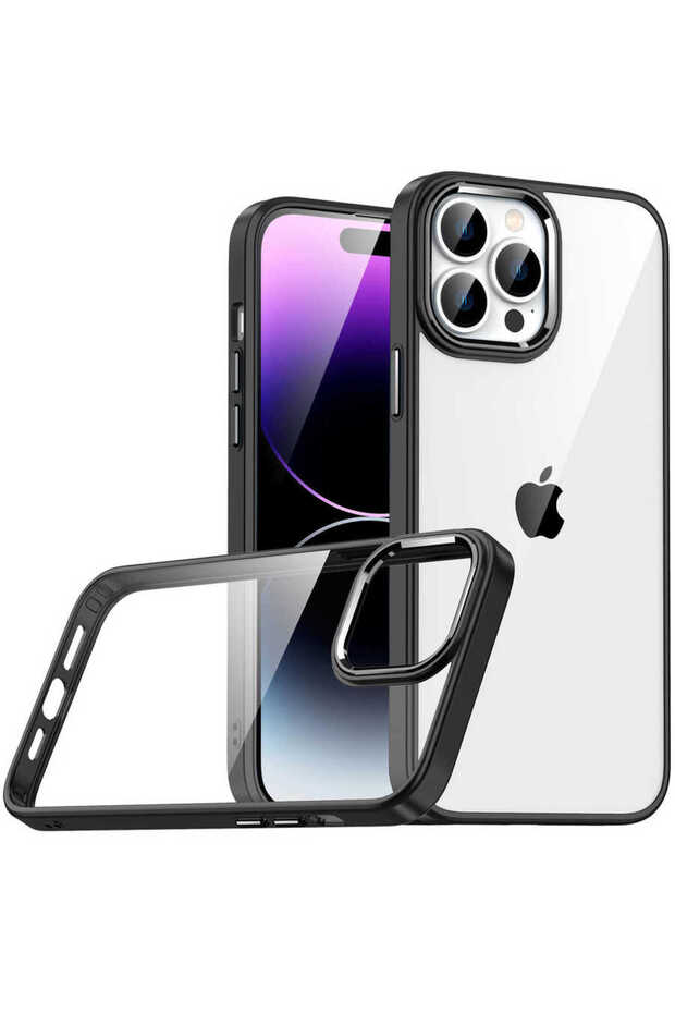 iPhone 14 Pro Compatible Shrp Flora Case-Black