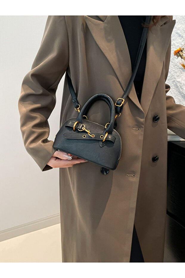 حقيبة يد صلبة بمقبض مزدوج - 3