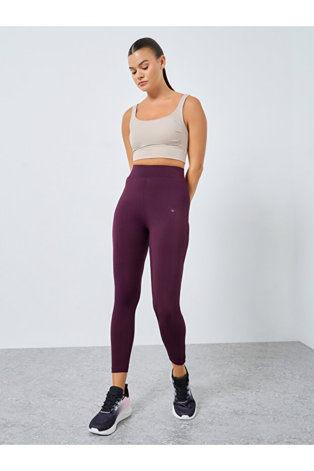 بنطال ضيق أساسي بحزام خصر عريض - 2