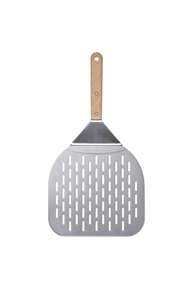 GRILLTIDER Pizza shovel, stainless steel/beech, 57 cm