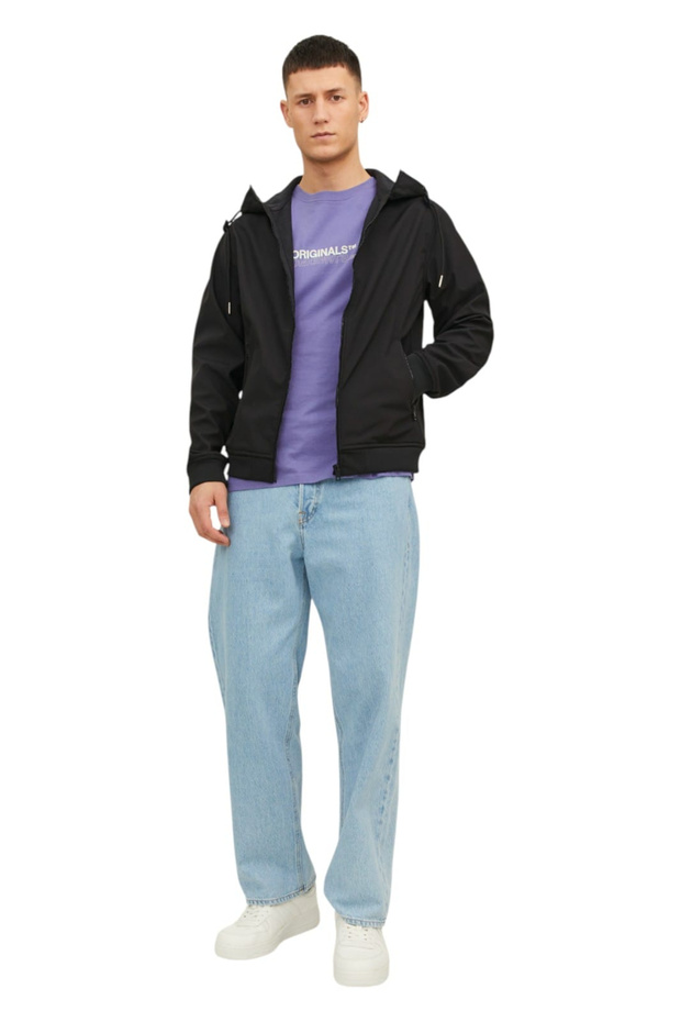 Jachetă JACK & JONES Basic Softshell Hood - 12236300-Negru - 5