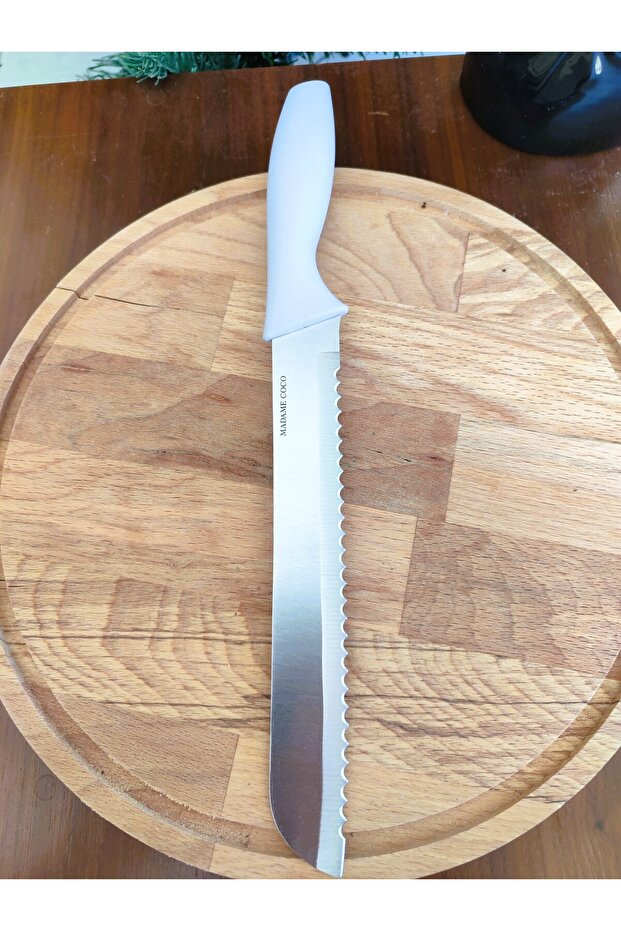 Nancy Ekmek Bıçağı Soft Grey - 32,5 cm - 7