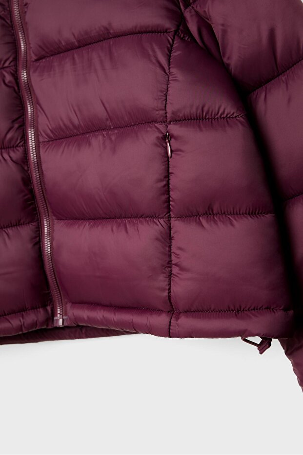 Dik Yakalı Şişme Mont - 7