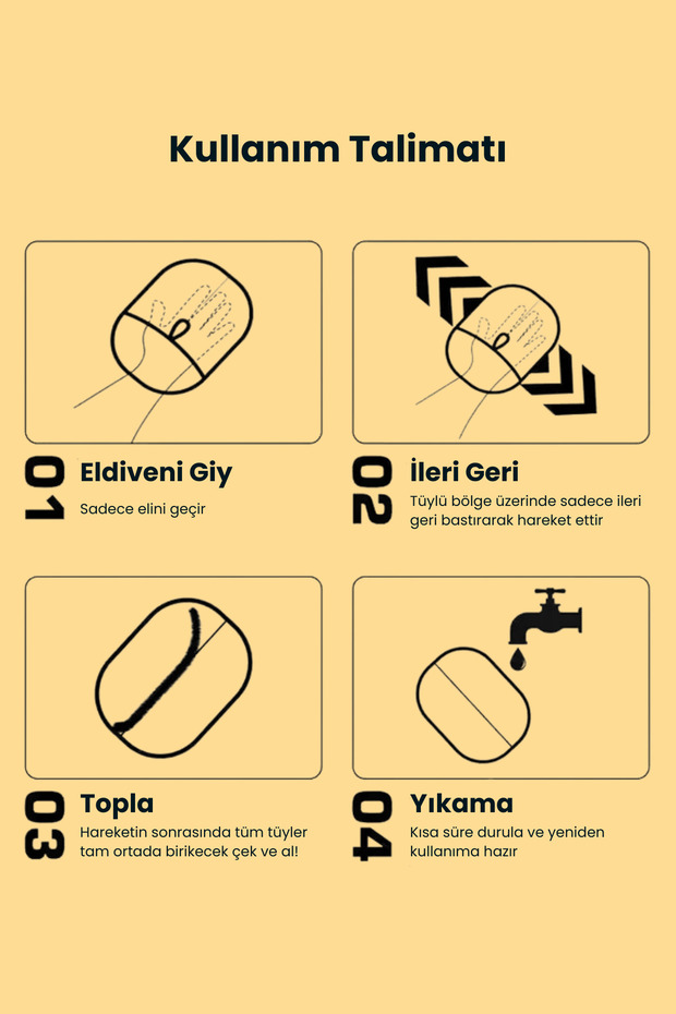 Tüy Toplayıcı Eldiven - 4