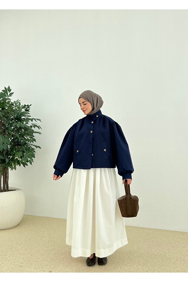 PİNTEREST KISA TRENÇ - 3